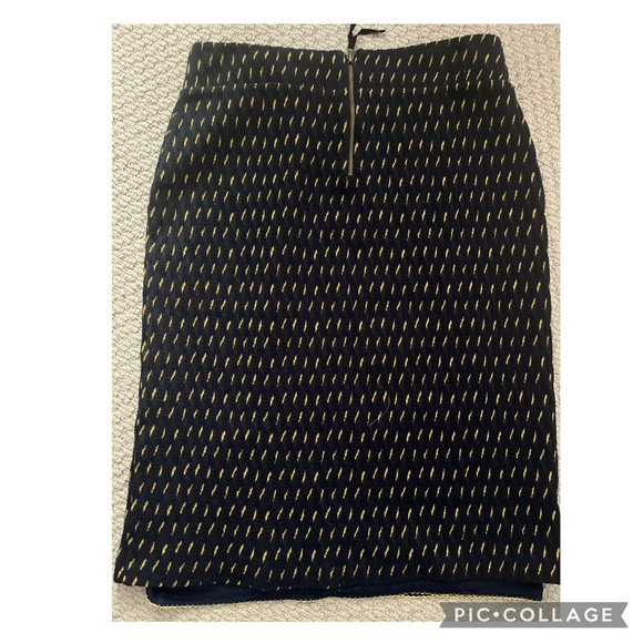 ANTHROPOLOGIE MAEVE HANNON TEXTURED PENCIL SKIRT OFFICE PROFESSIONAL - Picture 5 of 6